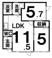 物件の間取り画像