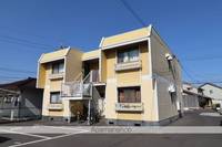 岡山県岡山市北区平野の賃貸アパートの外観