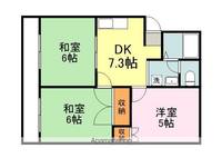 広島県福山市南手城町4丁目の賃貸アパートの間取り
