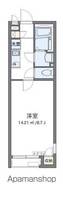 クレイノ新白河103の間取り