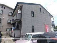 愛知県北名古屋市九之坪竹田の賃貸アパートの外観