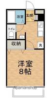 長野県松本市両島の賃貸アパートの間取り