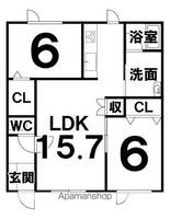 物件の間取り画像