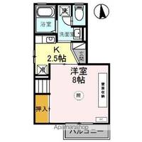 ロイヤルファミール Dの間取り