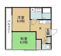 ディアス西河原101の間取り