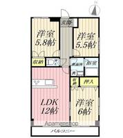 物件の間取り画像