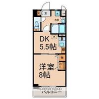 太閤通マンション403号室の間取り
