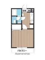 千葉県千葉市花見川区幕張本郷2丁目の賃貸マンションの間取り