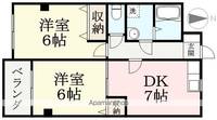 CASTLE M A棟202の間取り