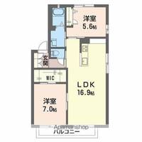 物件の間取り画像