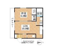 クリスタル大地302の間取り