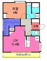 コーポムラタ(西)201の間取り