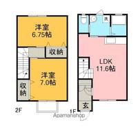 コンフォート ⅡDの間取り