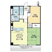 フォブールタウン成合C棟C302の間取り