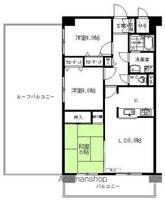 福島県郡山市字上亀田の賃貸マンションの間取り