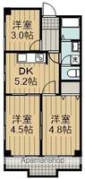 ルミエールシモダの間取り