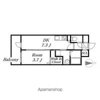 愛知県名古屋市中村区日吉町の賃貸マンション513の間取り