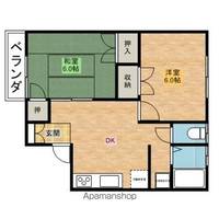 五条鹿島コーポ2-Aの間取り