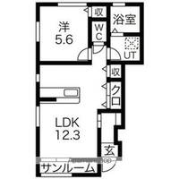 ウィローズ藤沢A棟の間取り