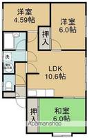 物件の間取り画像
