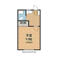 岩手県盛岡市三本柳4地割の賃貸アパートの間取り