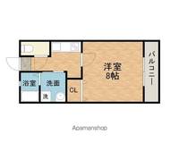 滋賀県東近江市林町の賃貸アパートの間取り