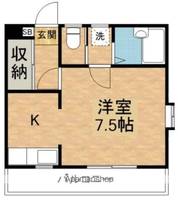 ハイツ秋風の間取り