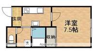 マルゴビルジョイフル浜野310の間取り
