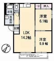 メゾン デラ W B棟の間取り