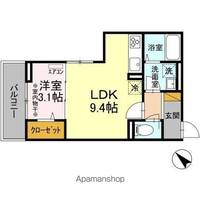 千葉県市川市末広2丁目の賃貸アパートの間取り