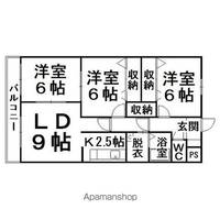 フェイマスKITAMI1番館702の間取り