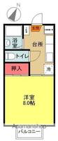 プレジール泉B205の間取り