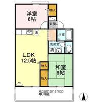 ハーモニックフィールⅡB棟の間取り