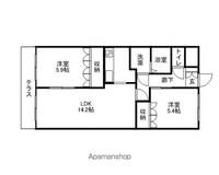 愛知県弥富市平島中4丁目の賃貸アパートの間取り