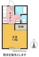 ペックハウス106の間取り