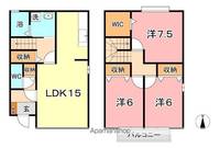 クオーレ Eの間取り