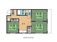 日高マンションⅡ2-7の間取り