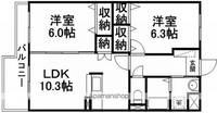 フランソレイユの間取り