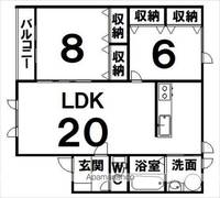 物件の間取り画像