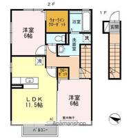 プリエールUの間取り