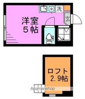東京都杉並区成田東5丁目の賃貸アパートの間取り