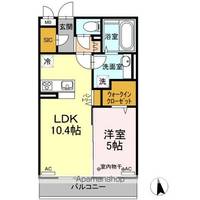 Dーroomあすと長町Ⅱの間取り