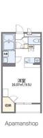 レオパレス大平KⅠ203の間取り