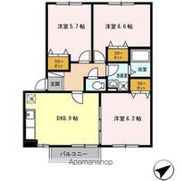 ラ・プリミエール城東 Aの間取り