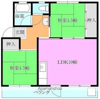第1ナジマヤビルR-6の間取り