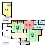 広島県尾道市栗原町(一戸建)の賃貸物件戸建ての間取り