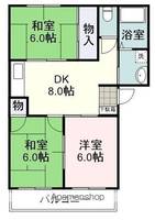 花山マンション101の間取り