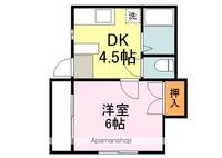広島県福山市多治米町3丁目の賃貸マンションの間取り