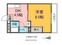 クロックパレス201の間取り