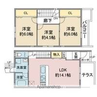 愛知県名古屋市名東区望が丘(一戸建)の賃貸物件の間取り